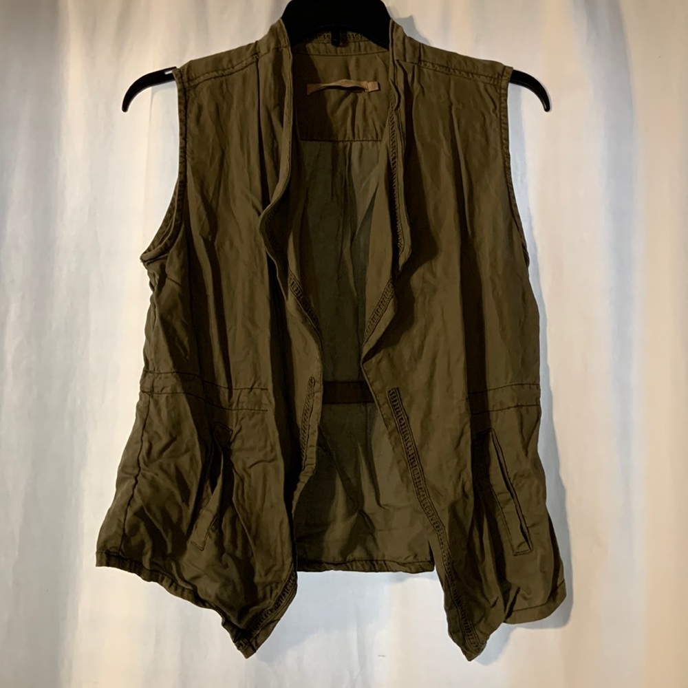 Max Jeans Olive green vest-small